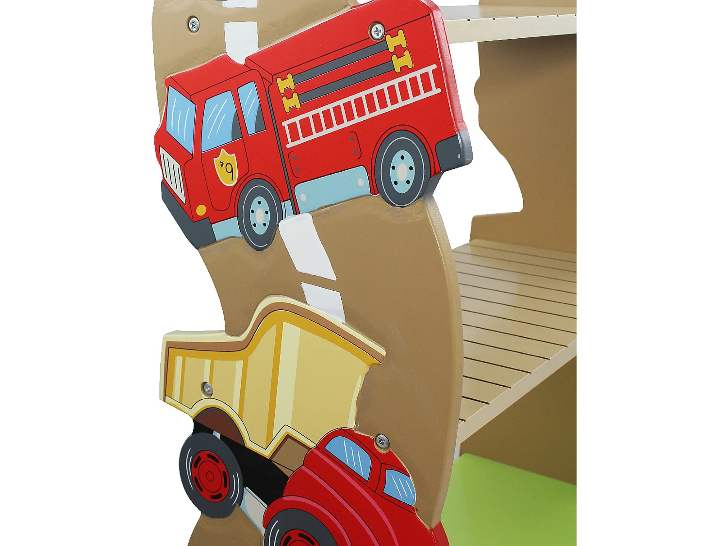 Fantasy Fields Kinderbücherregal Transportation Holz-Bücherregal W-10040A