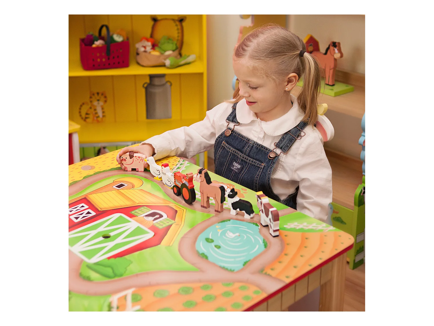 Fantasy Fields Spielzeug Möbel Happy Farm Tisch TD-11324A1