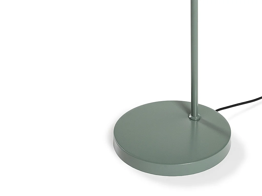 Lampada da tavolo stile vintage OTILIE - Metallo - 23x16x40 cm - Verde e oro