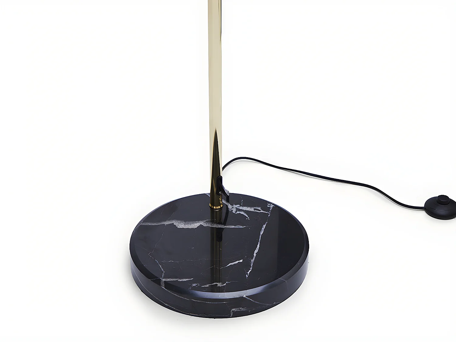 Große Stehleuchte Art Déco - Metall & Marmor - H. 180 cm - Goldfarben - OMBRAGE