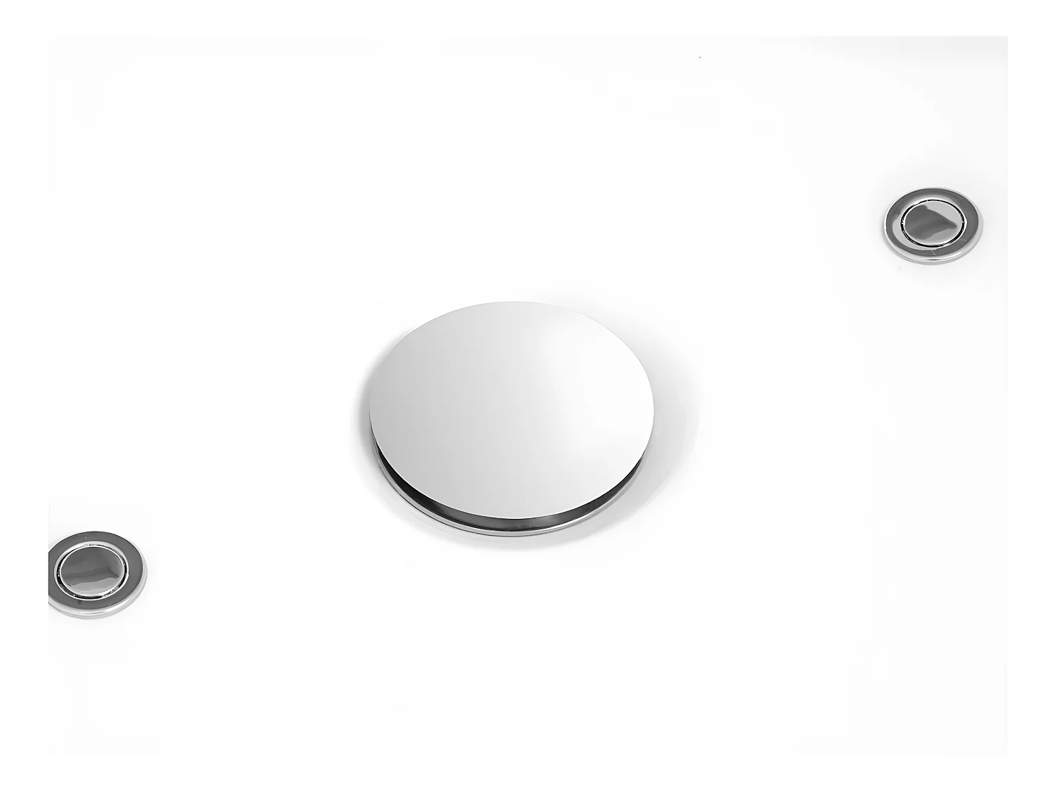 LED-Whirlpool Badewanne - 1 Person - 155 L - Schwarz - SIRGAO
