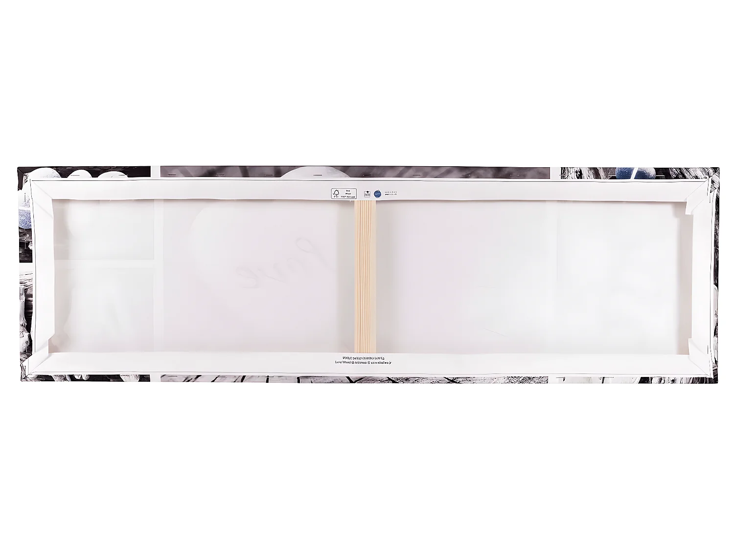 Tableau sur toile grand théatre de Bordeaux nuit 30x97 cm