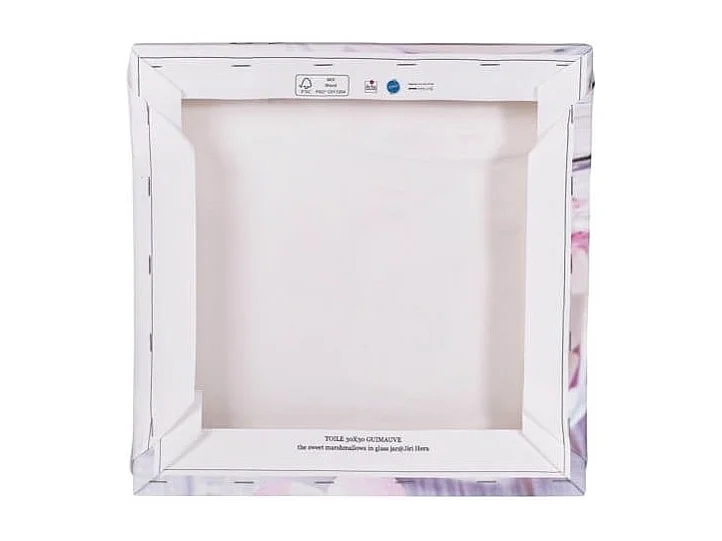 Tableau sur toile roses 65x65 cm