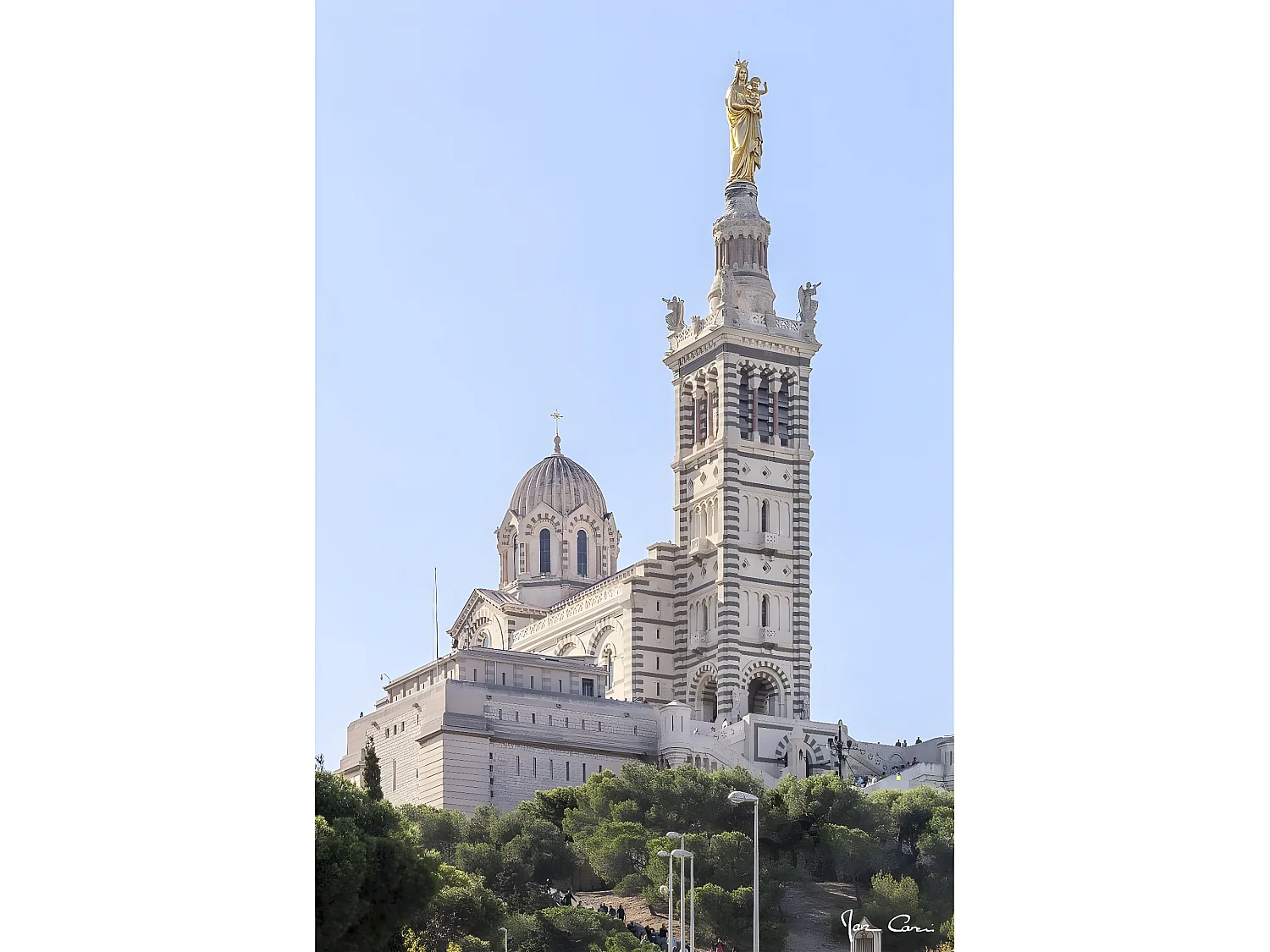 Tableau sur toile Notre-Dame de la Garde 65x97 cm