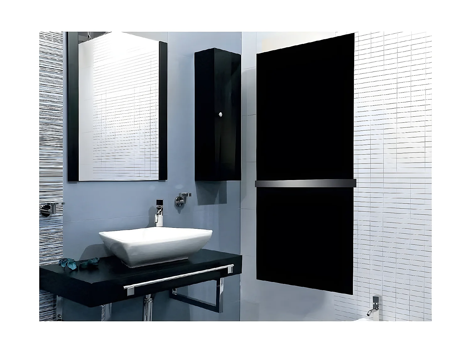 Barre sèche-serviette Decowatt 60 cm