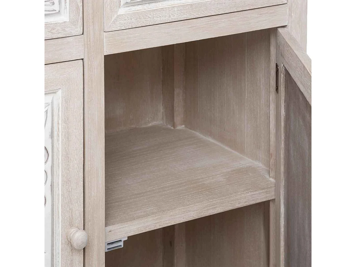 Buffet 2 Portes & 2 Tiroirs "Hina" 85cm Naturel