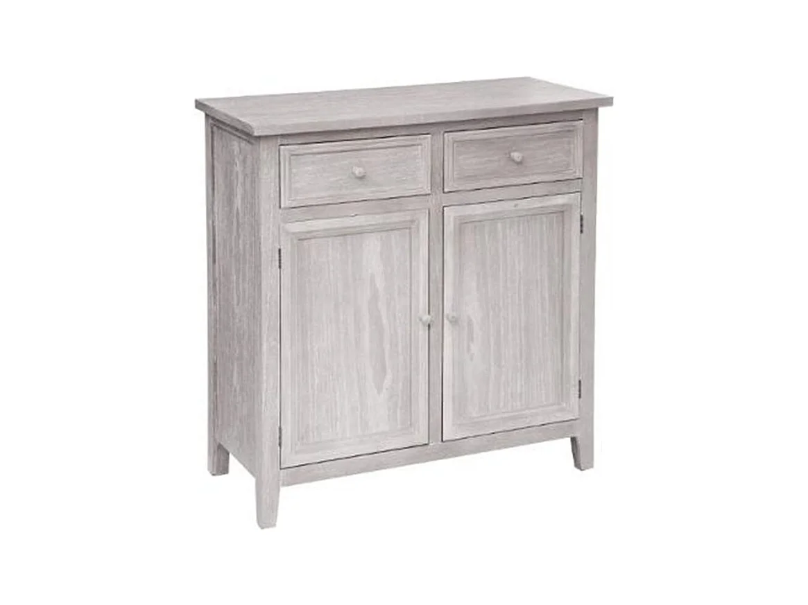 Buffet 2 Portes & 2 Tiroirs "Charme" 85cm Naturel