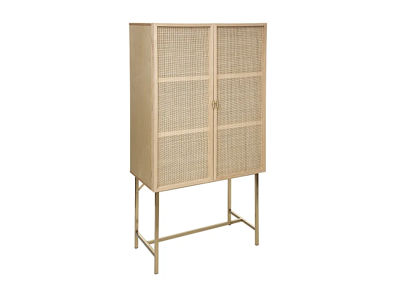 Buffet 2 Portes Cannage "Rayo" 165cm Naturel
