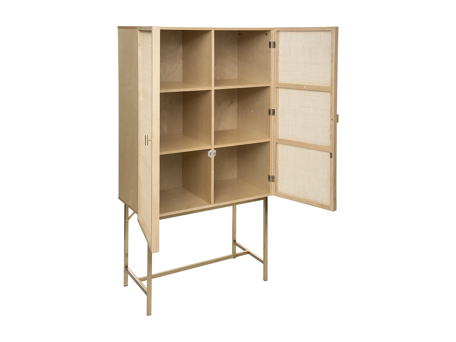 Buffet 2 Portes Cannage "Rayo" 165cm Naturel