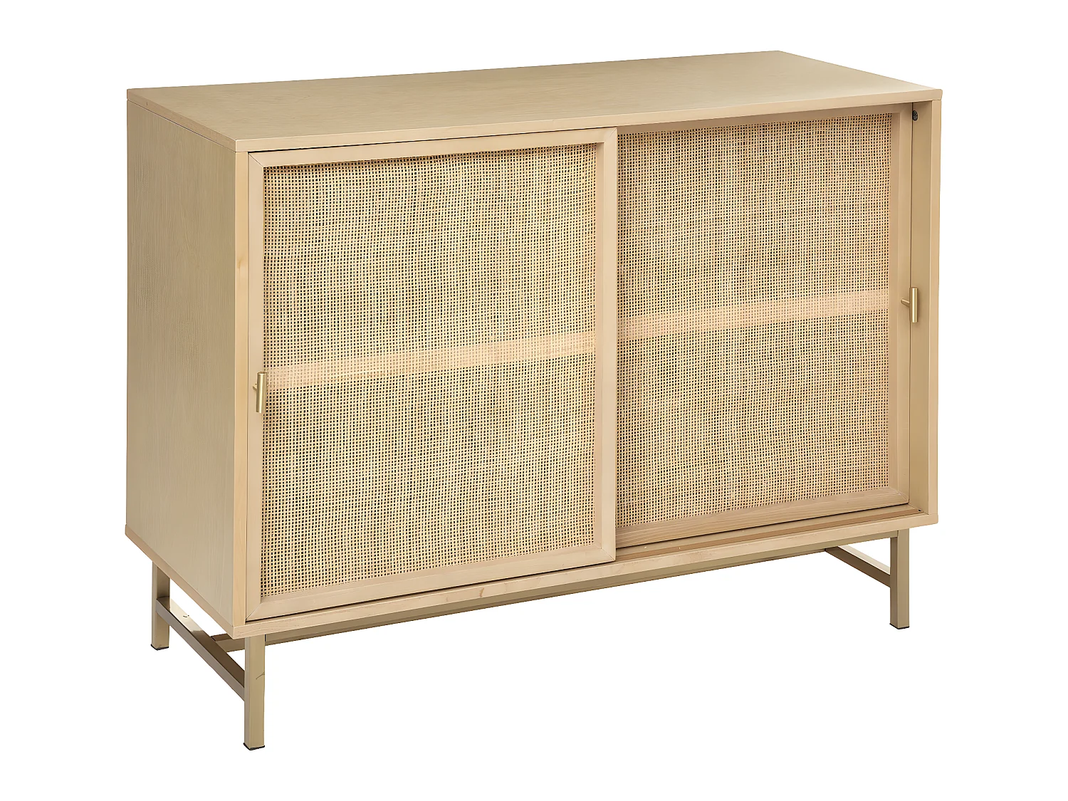 Buffet 2 Portes Cannage "Rayo" 100cm Naturel
