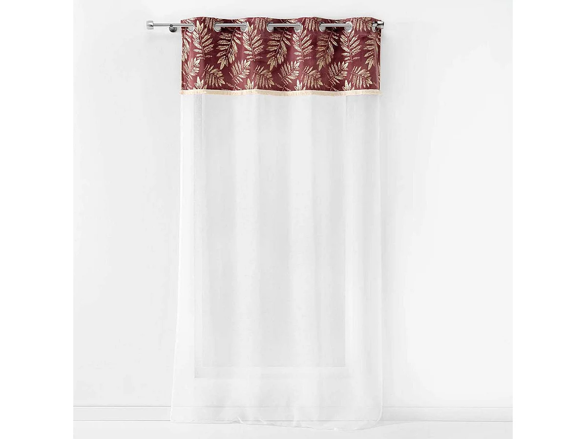 Top-gedruckter Vorhang mit Fransen