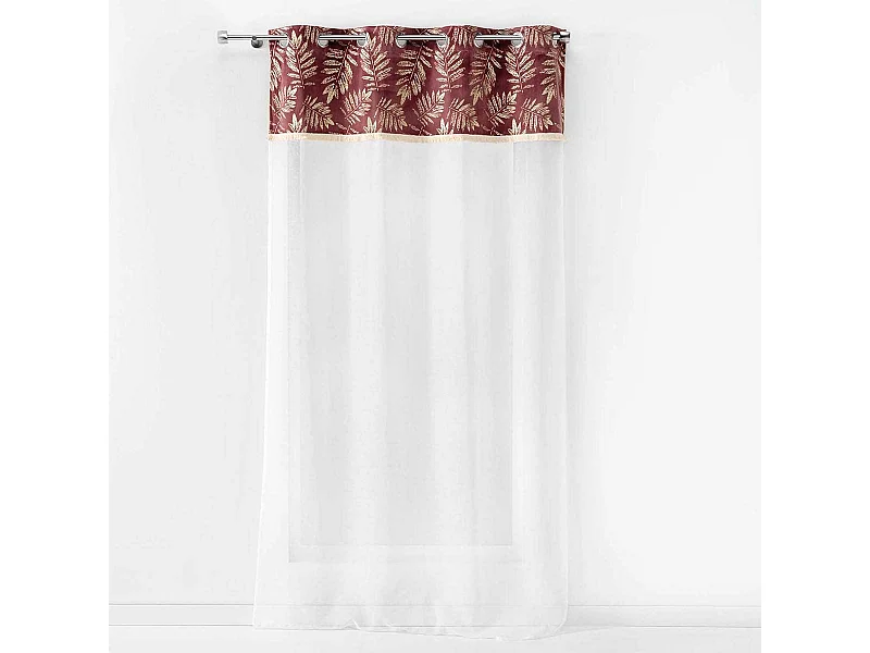 Top-gedruckter Vorhang mit Fransen