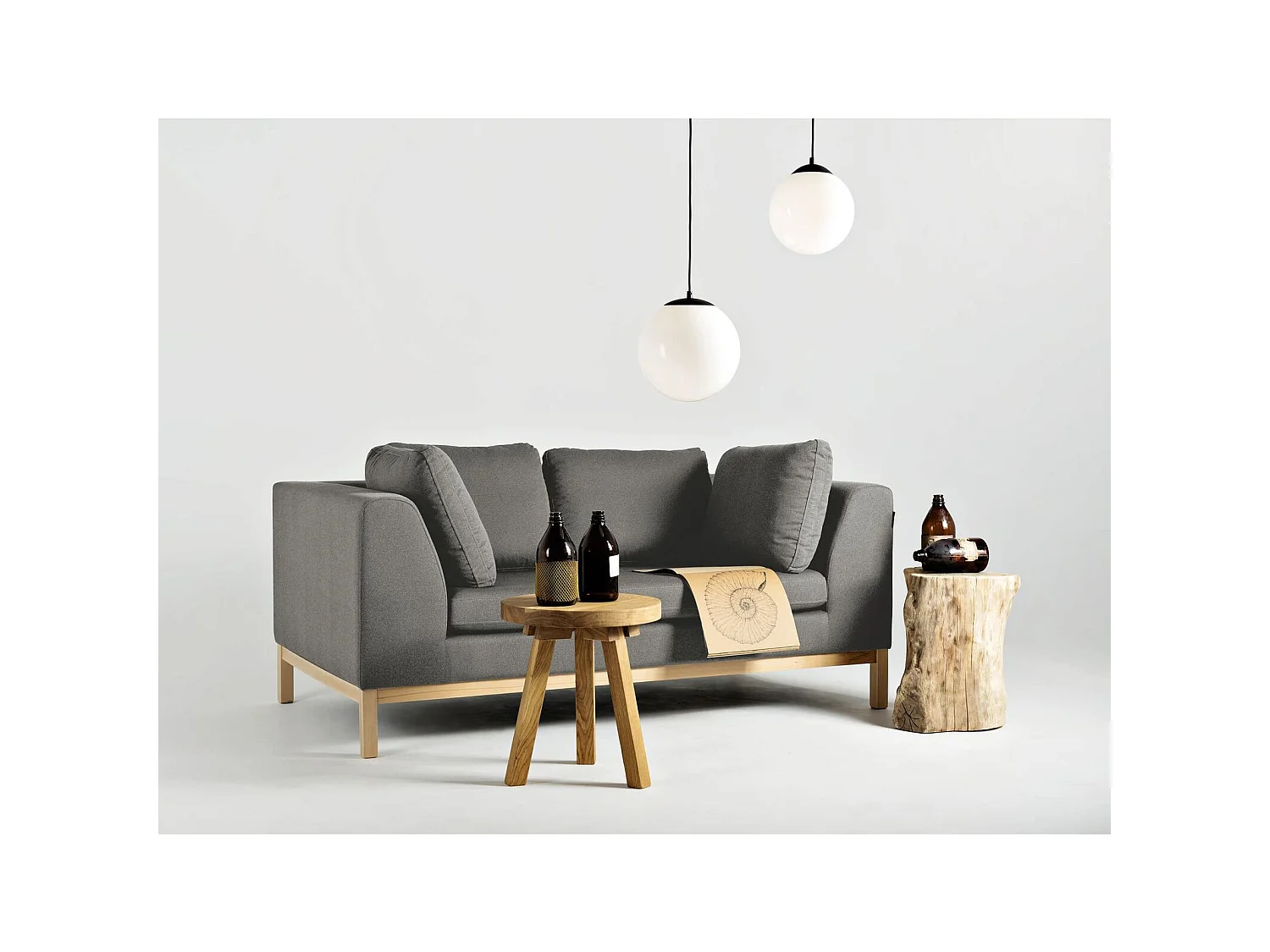 Canapé 2 places ambient wood