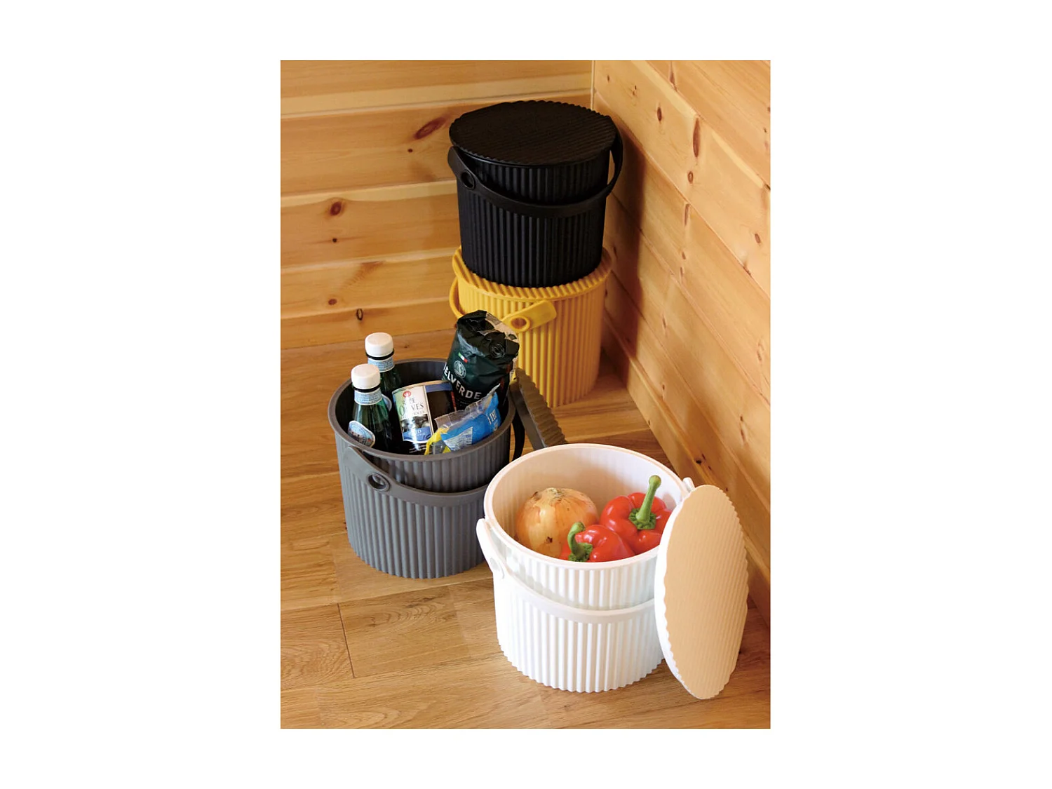 Seau Omni Outil mini 4L Blanc  Hachiman