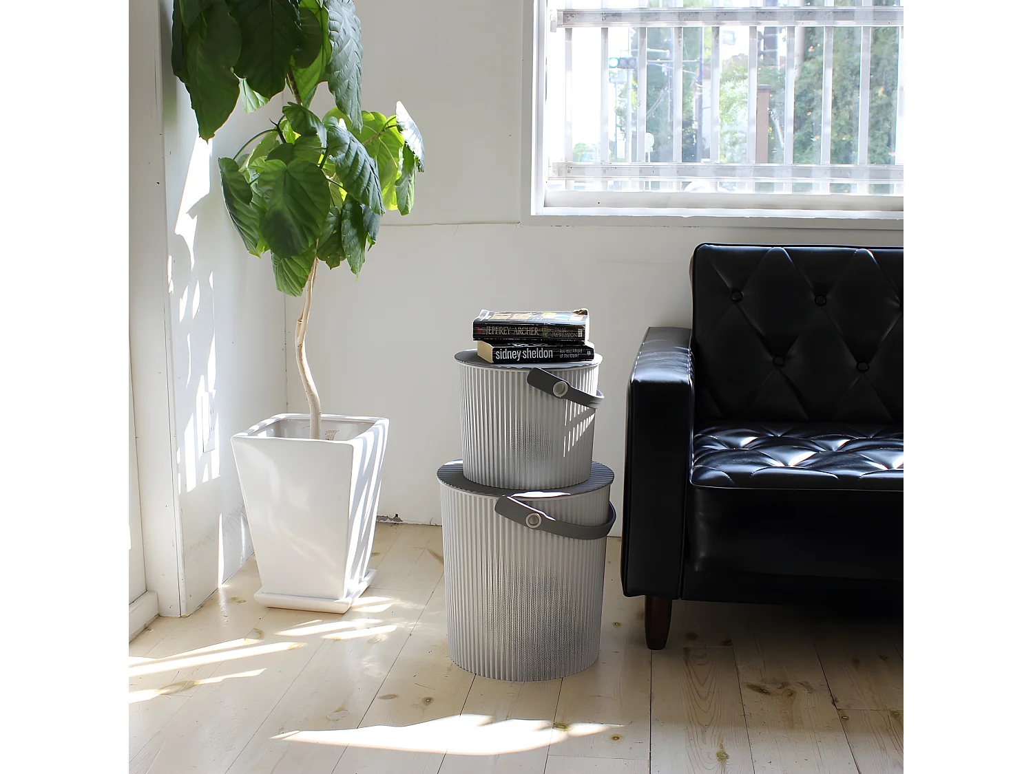 Seau Omni Outil M 10L Gris  Hachiman