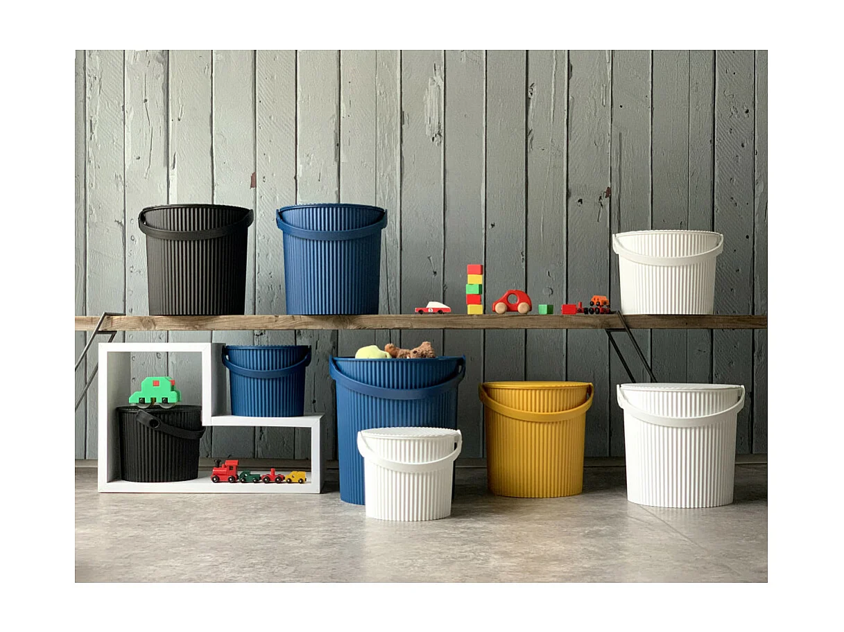 Seau Omni Outil M 10L Noir  Hachiman