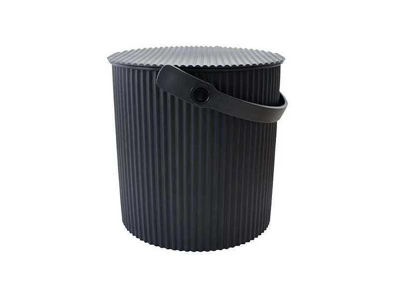 Secchio portaoggetti da 10 litri nero