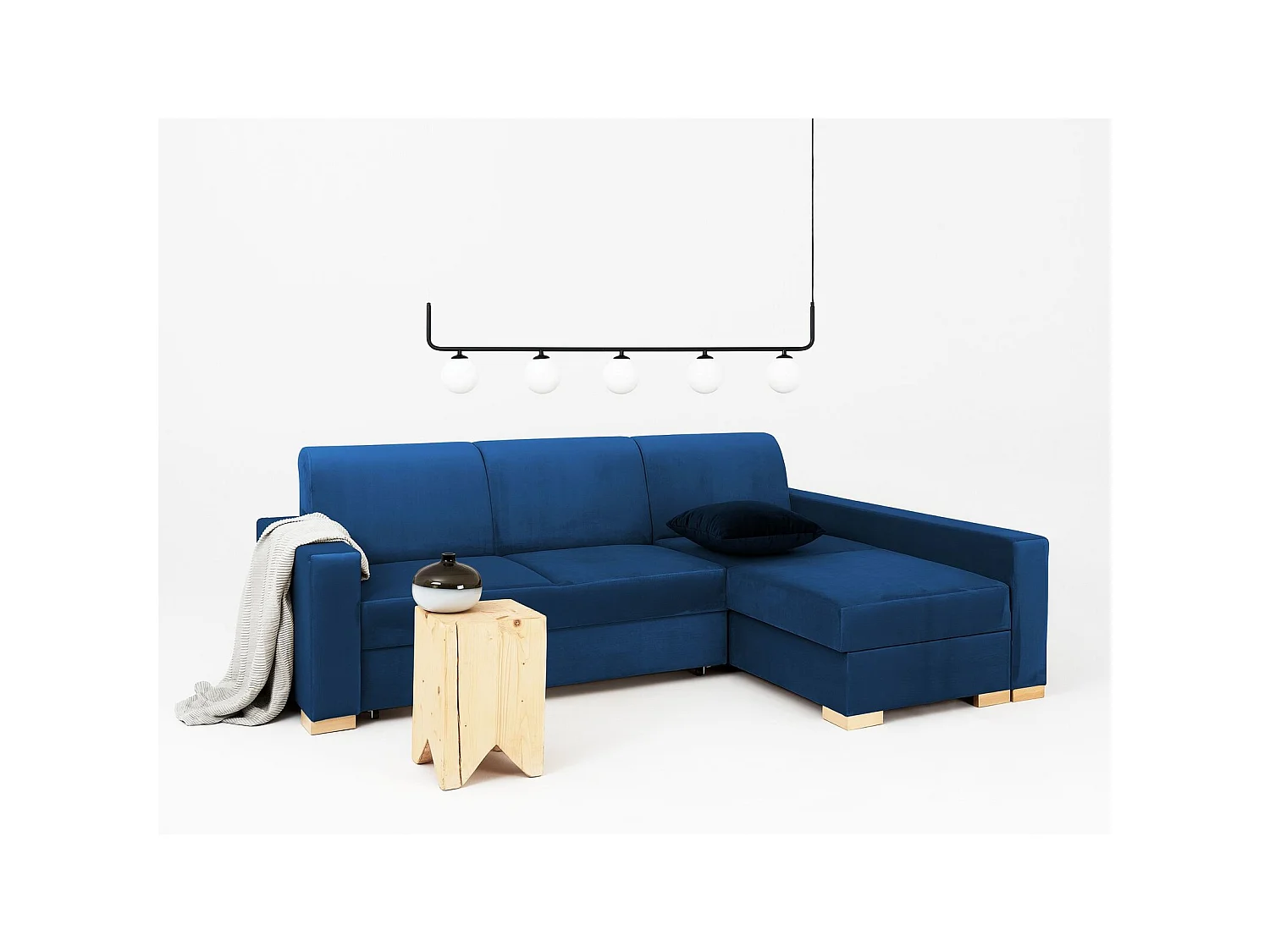 Canapé-lit d'angle stable