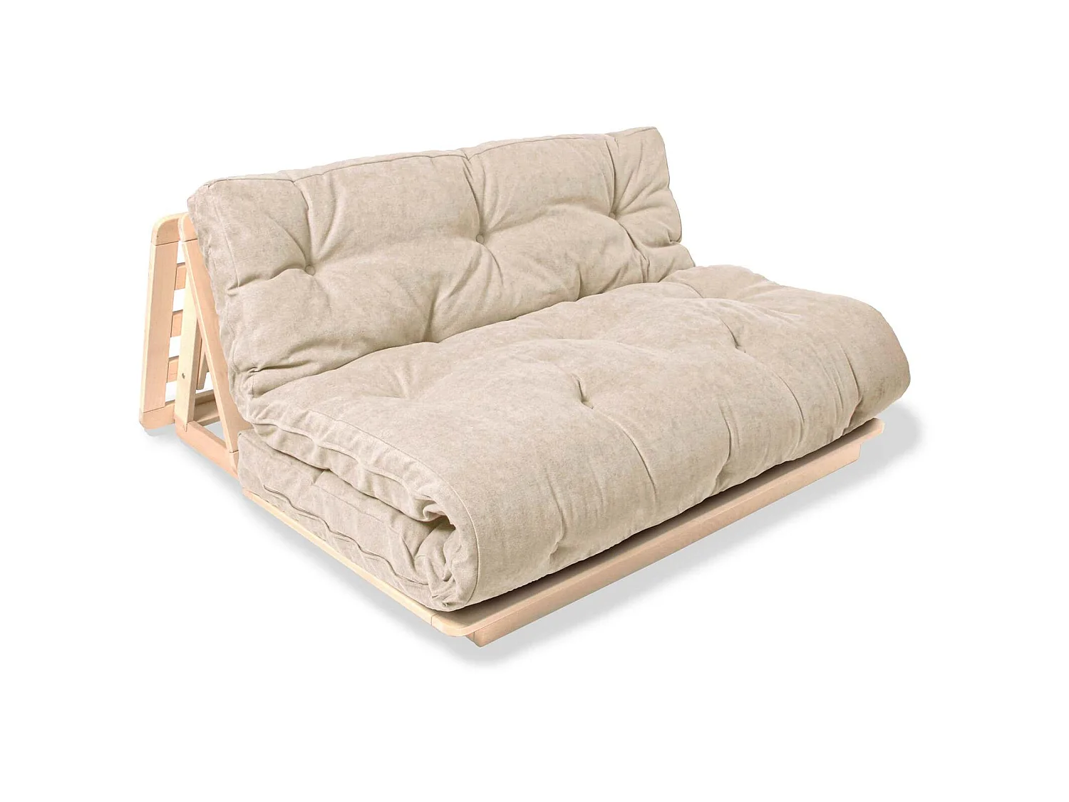 Canapé lit convertible futon layti Crème
