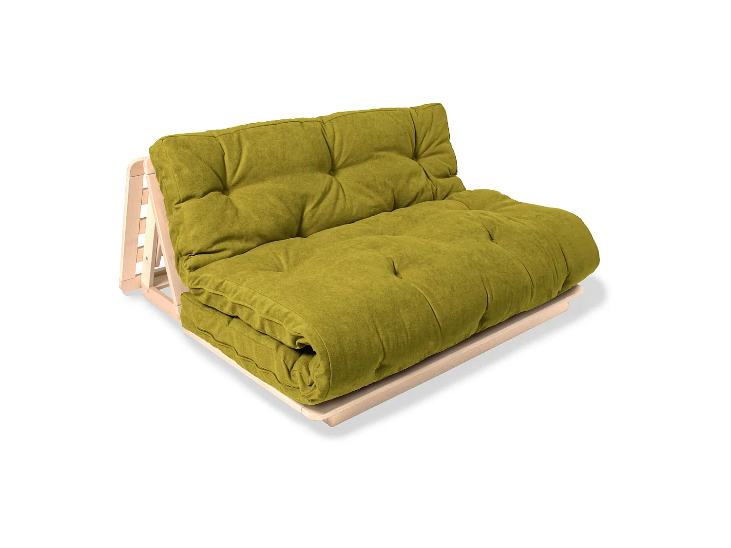 Canapé lit convertible futon layti Vert