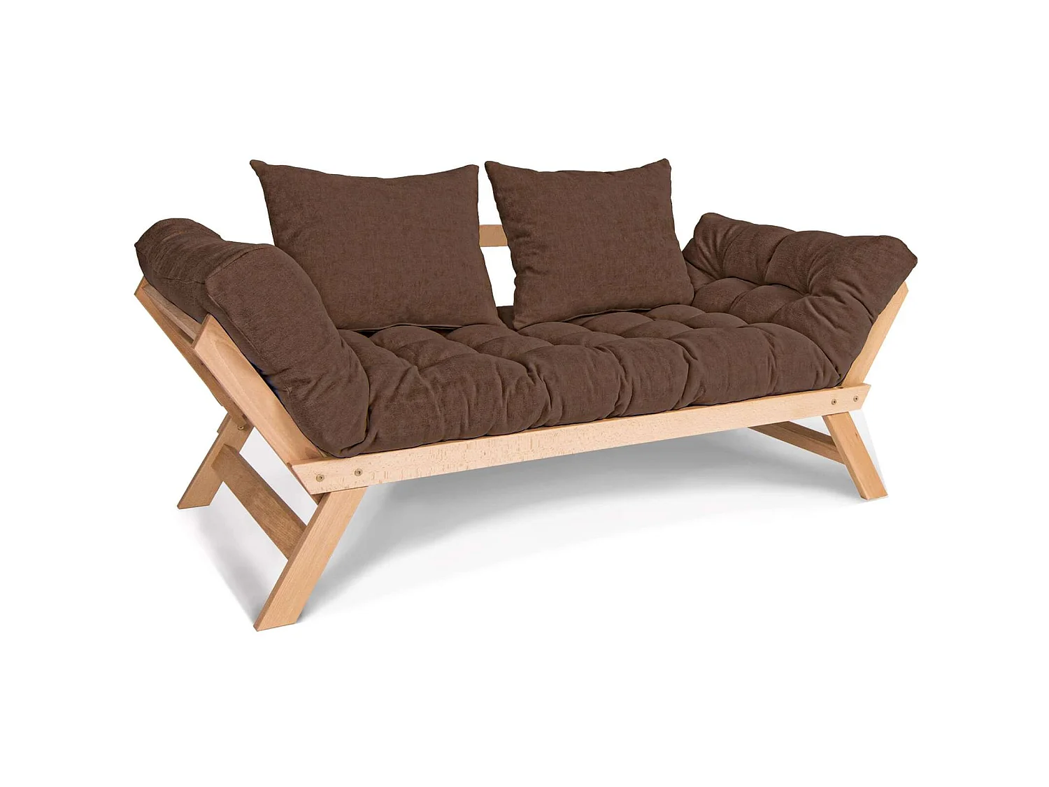 Canapé lit allegro Marron