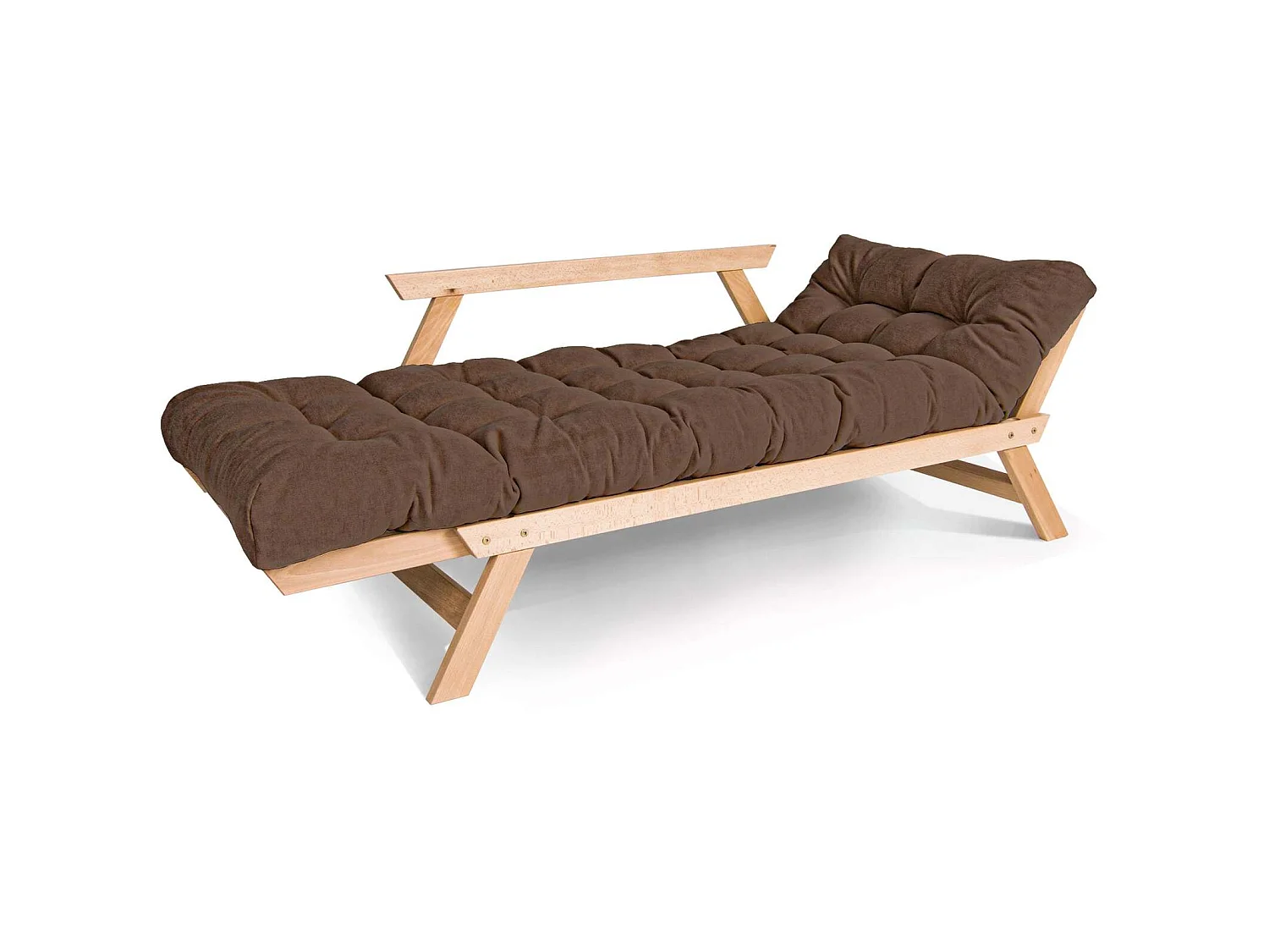 Canapé lit allegro Marron