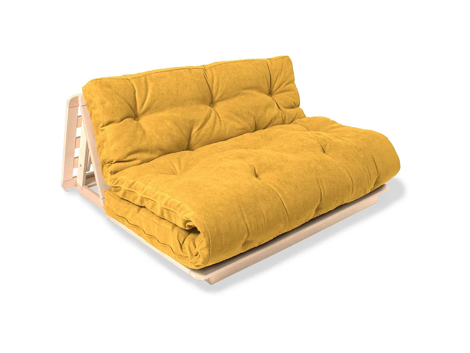 Canapé lit convertible futon layti Jaune