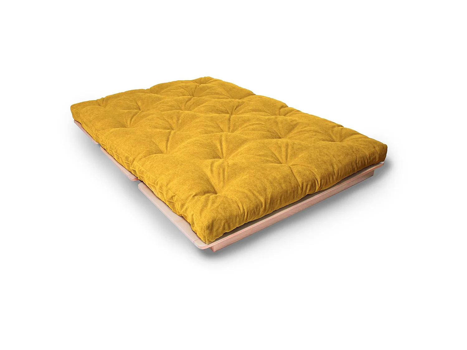 Canapé lit convertible futon layti Jaune