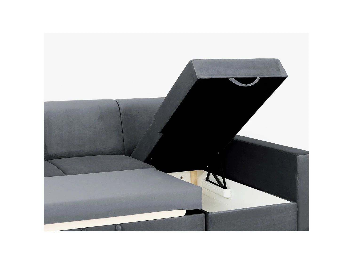 Canapé-lit d'angle stable