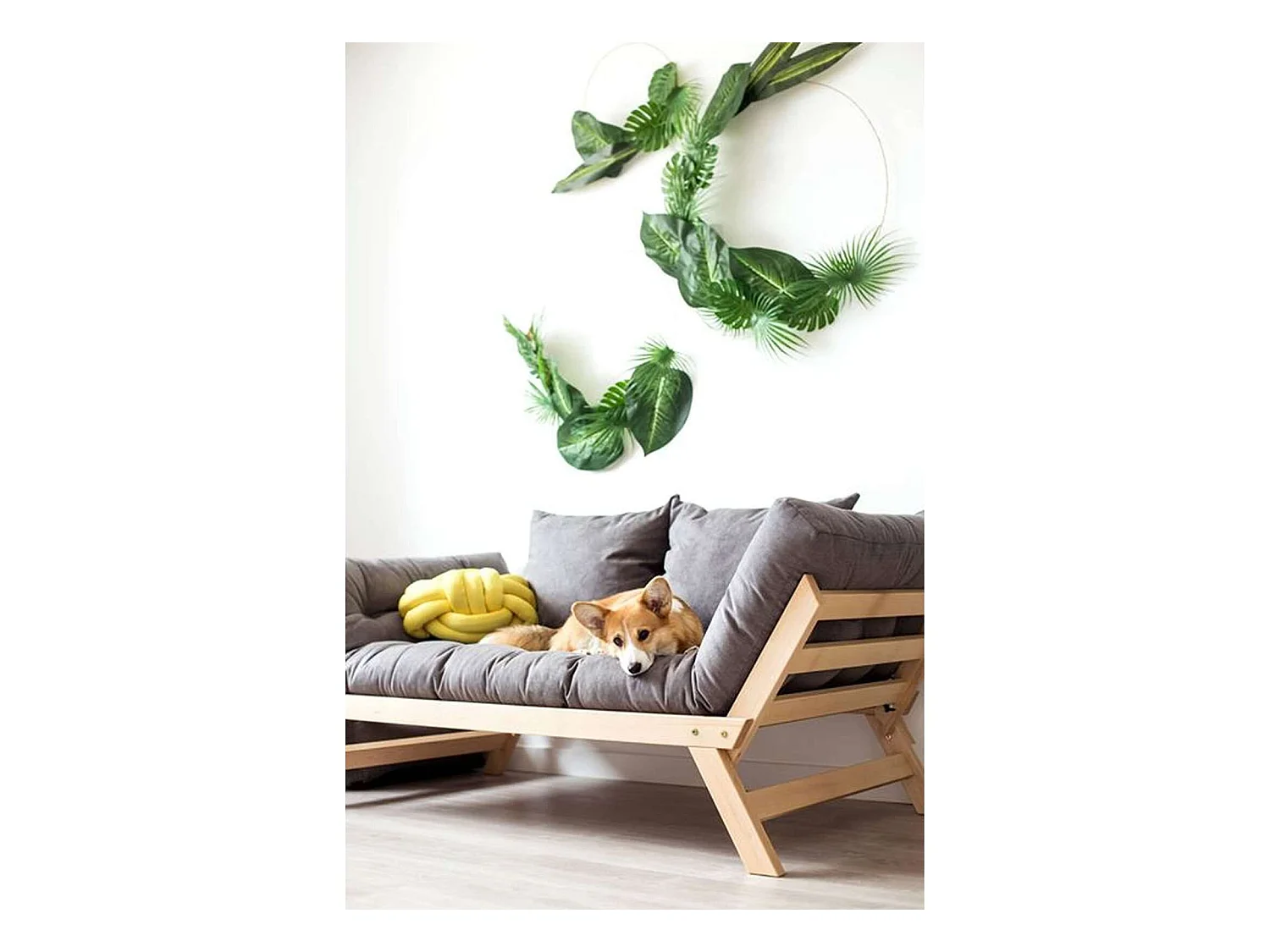 Canapé lit allegro Jaune