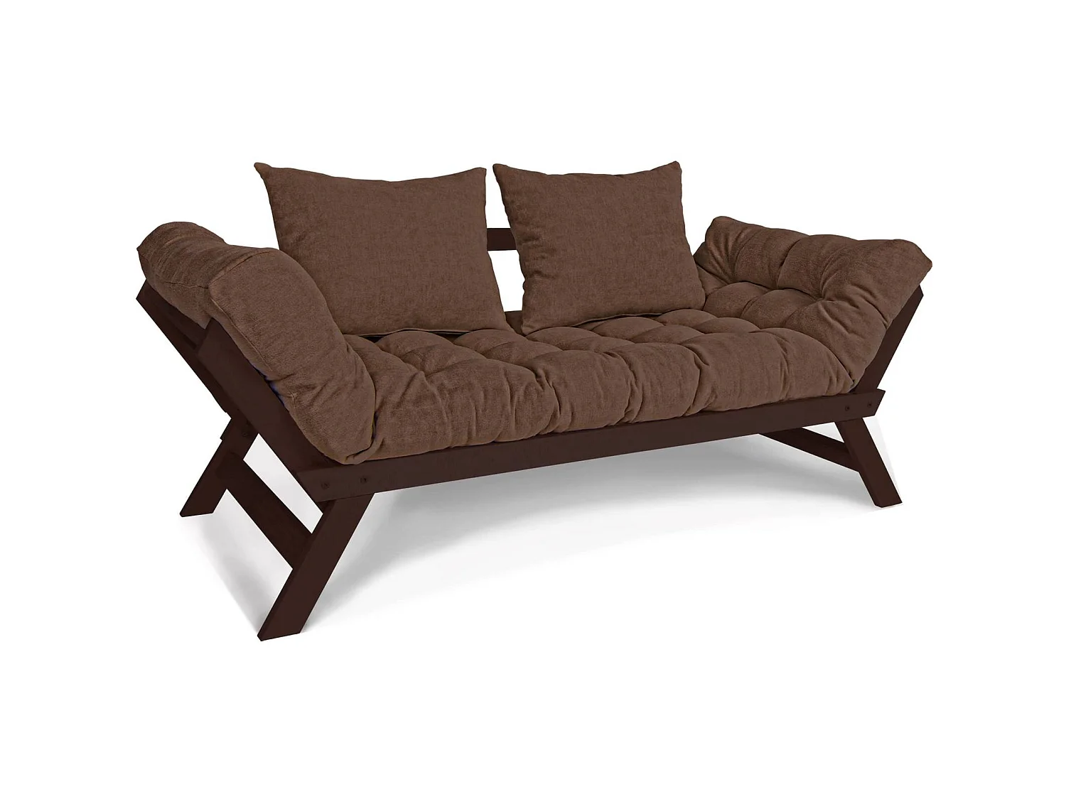 Canapé lit allegro Marron