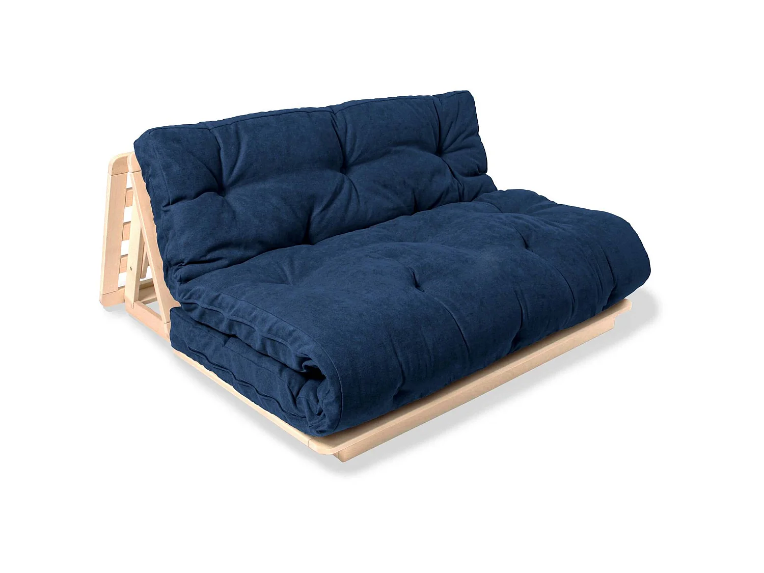 Canapé lit convertible futon layti Bleu