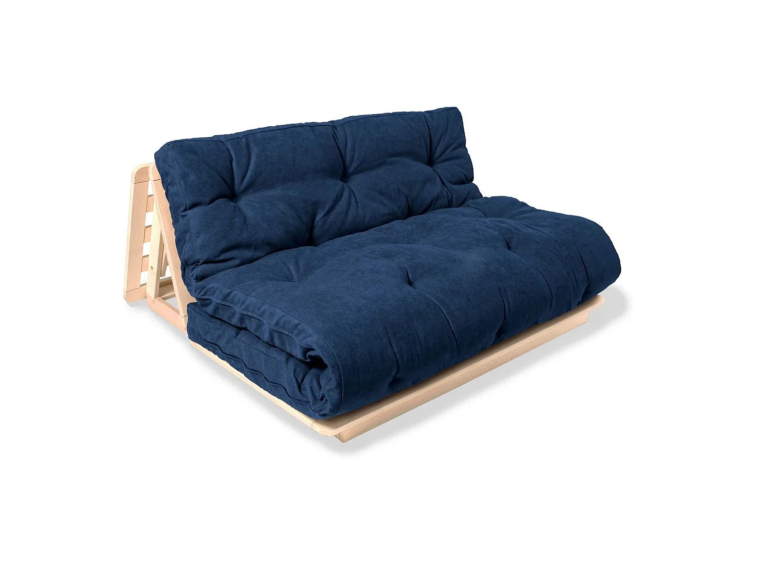 Canapé lit convertible futon layti Bleu