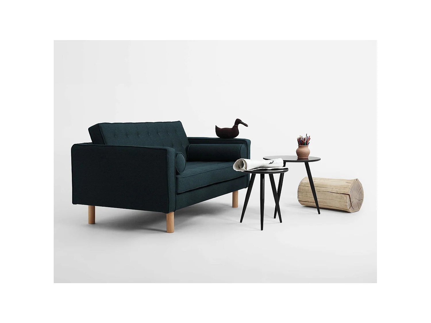 Canapé lit 2 places topic wood