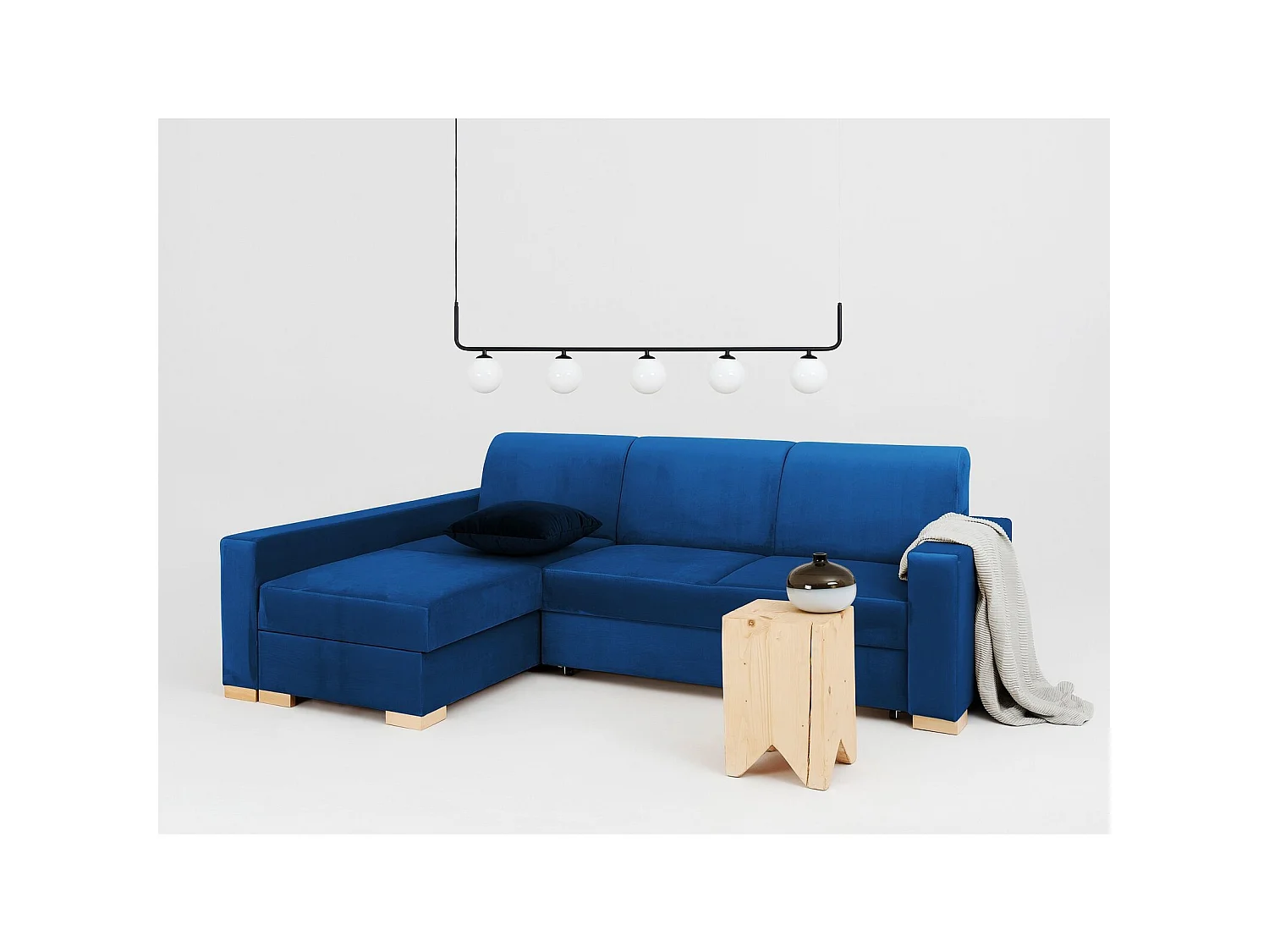 Canapé-lit d'angle stable