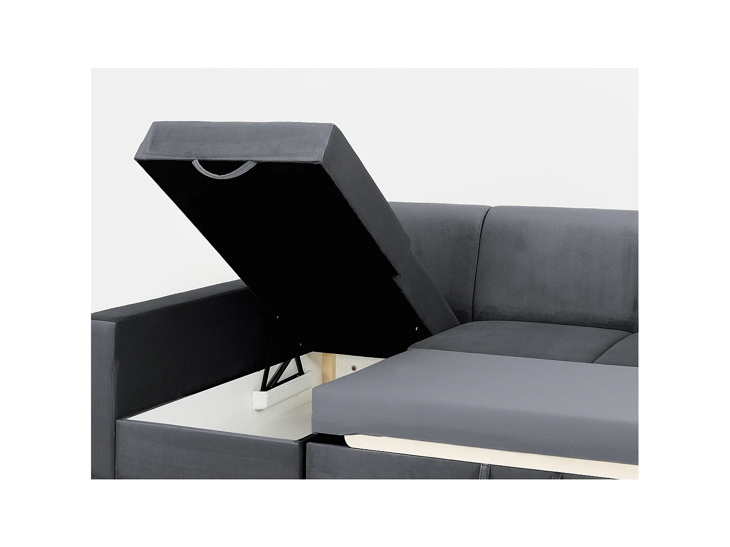 Canapé-lit d'angle stable