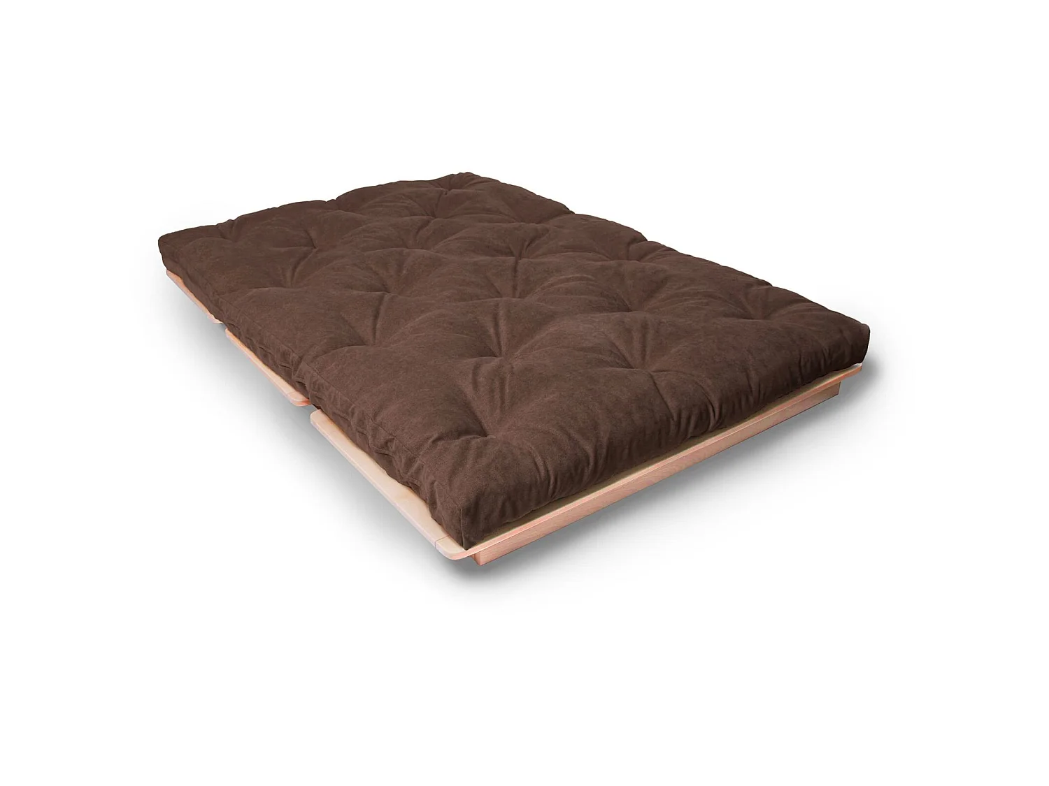 Canapé lit convertible futon layti Marron