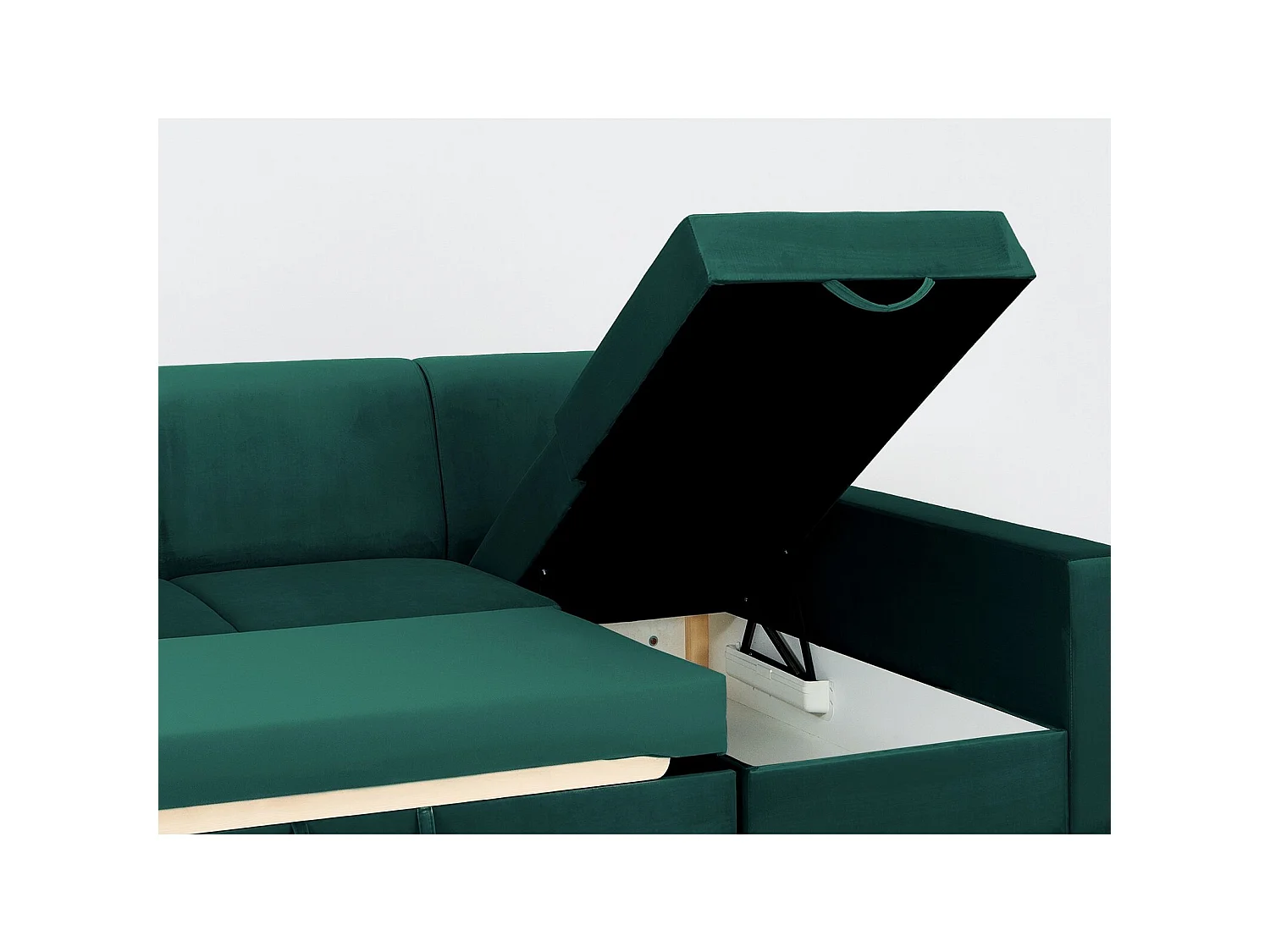 Canapé-lit d'angle stable