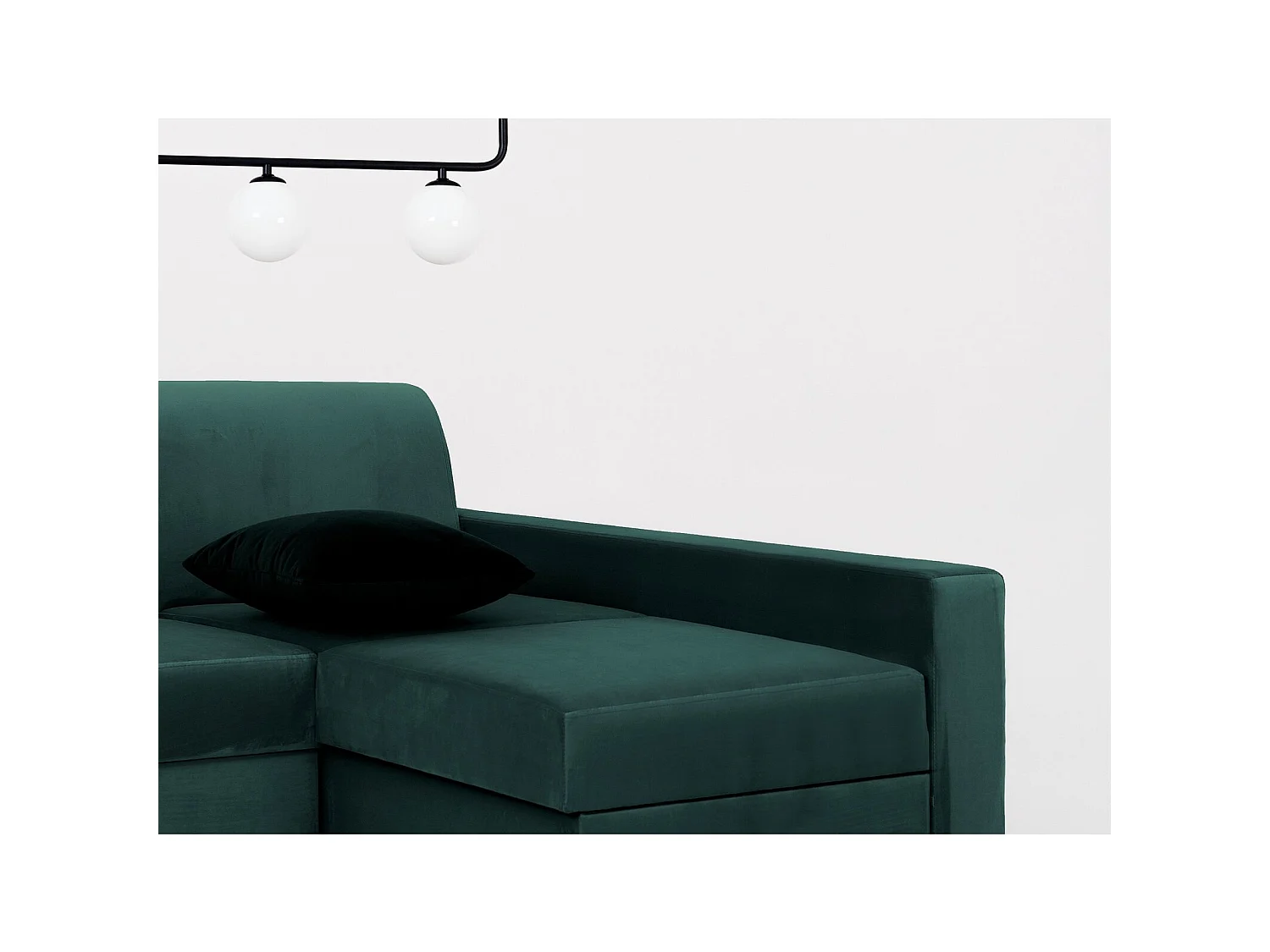 Canapé-lit d'angle stable