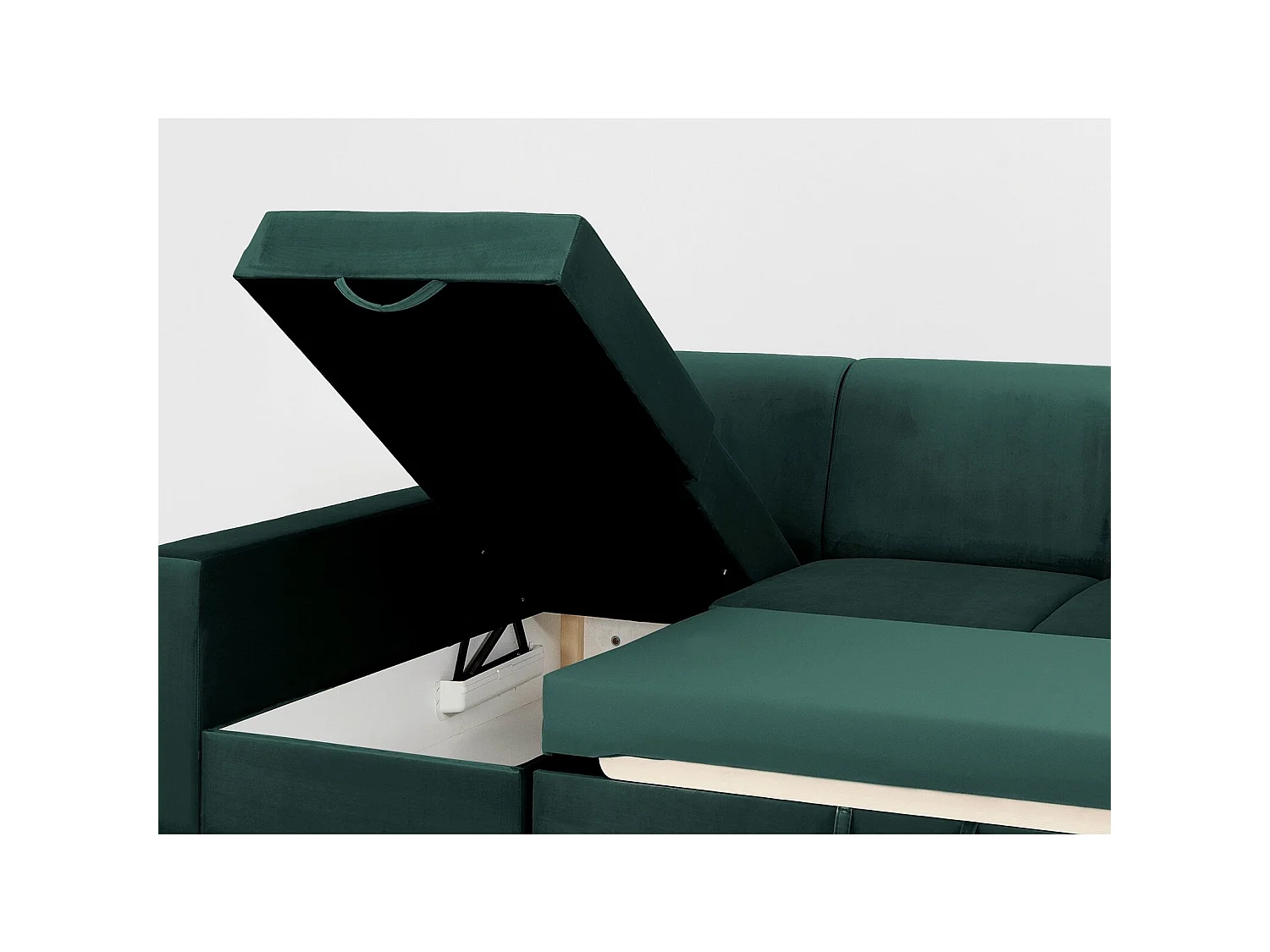 Canapé-lit d'angle stable