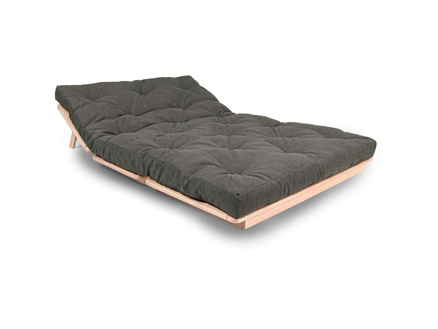 Canapé lit convertible futon layti Gris cendré