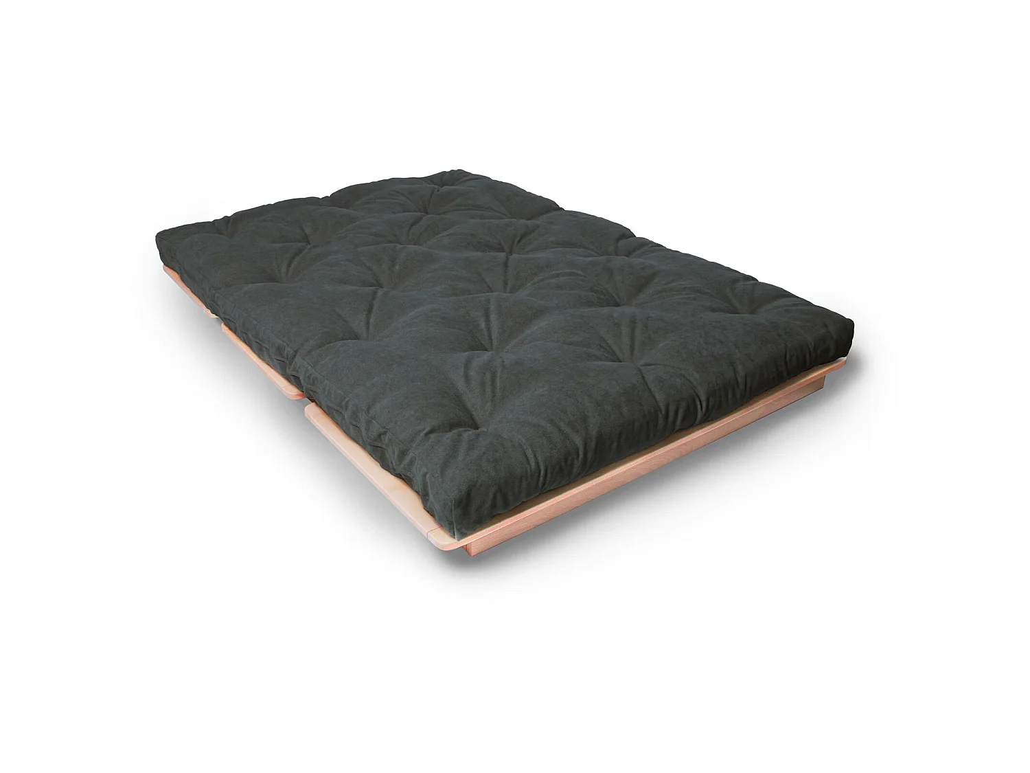 Canapé lit convertible futon layti Gris cendré