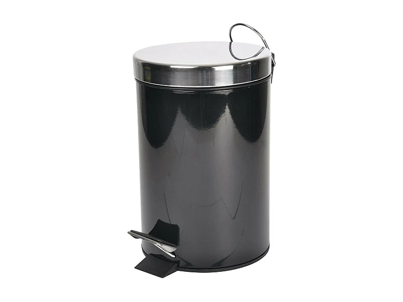Poubelle à Pédale "Vitamine II" 3L Noir