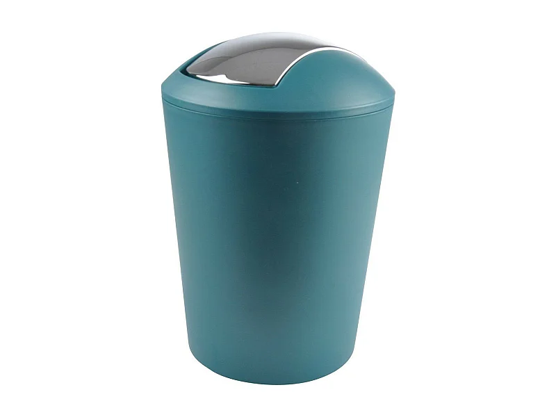 Poubelle à Bascule "Vitamine II" 5L Bleu Émeraude