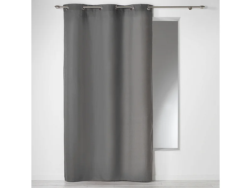 Rideau à Oeillets "Panama" 140x280cm Gris Ardoise