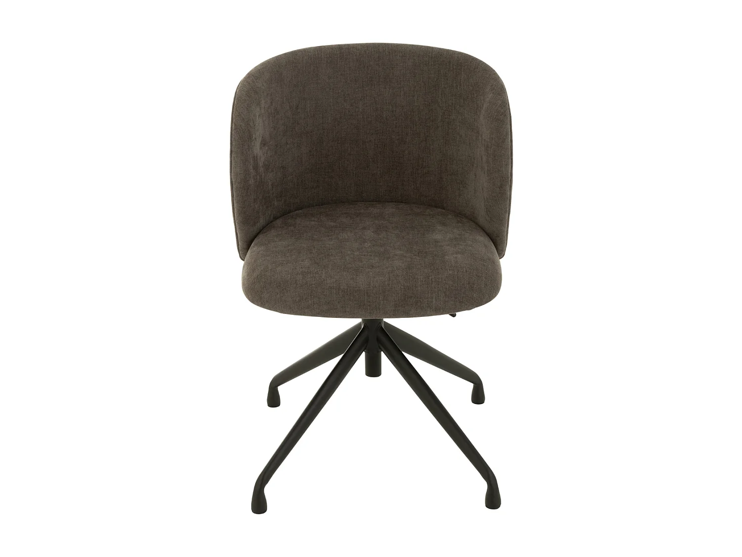 Chaise Pivotante Design "Gena" 56cm Gris Foncé