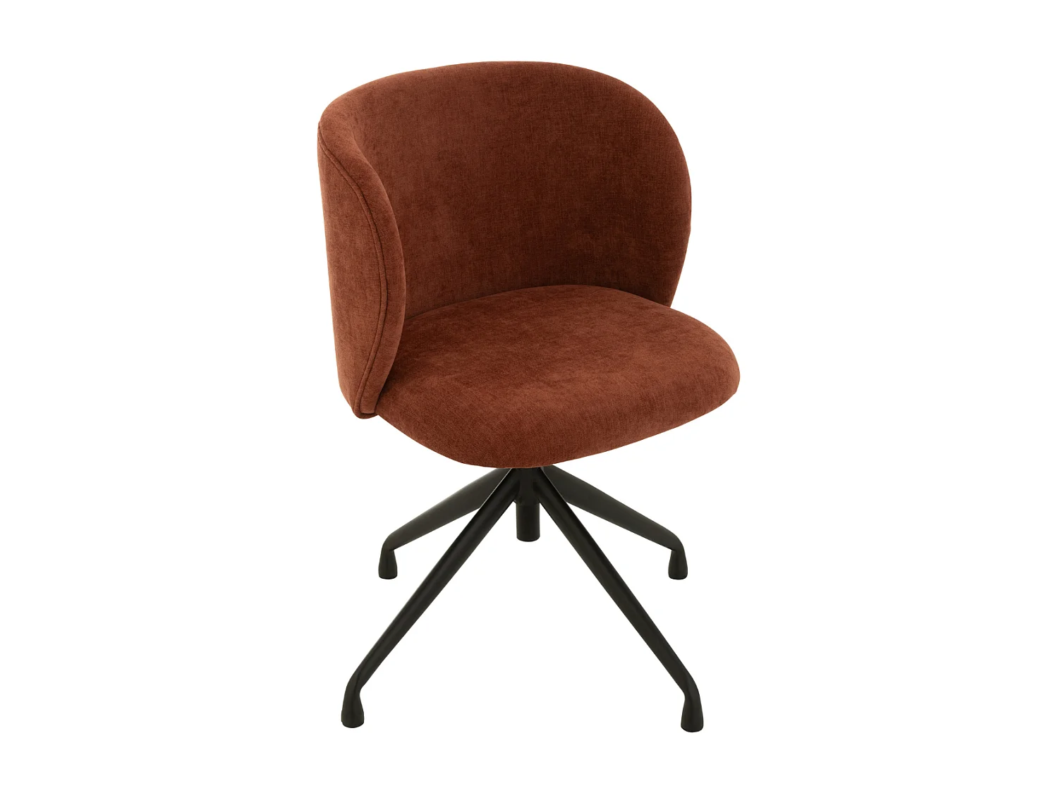 Chaise Pivotante Design "Gena" 56cm Bordeaux