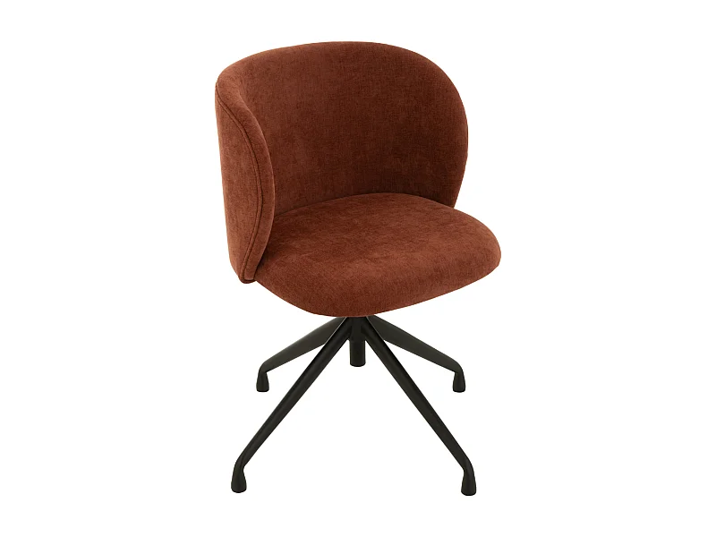 Chaise Pivotante Design "Gena" 56cm Bordeaux