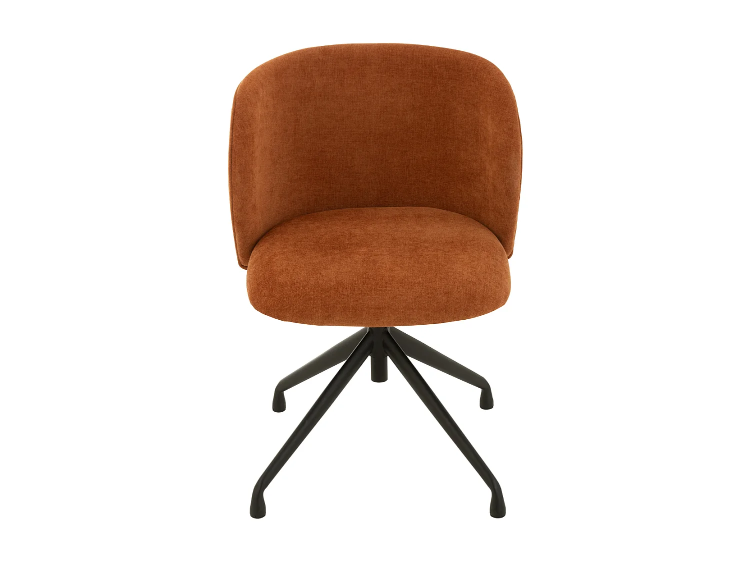 Chaise Pivotante Design "Gena" 56cm Rouille