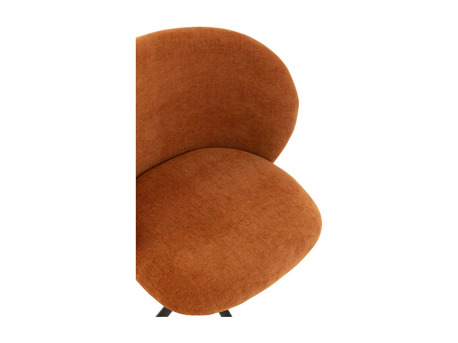 Chaise Pivotante Design "Gena" 56cm Rouille